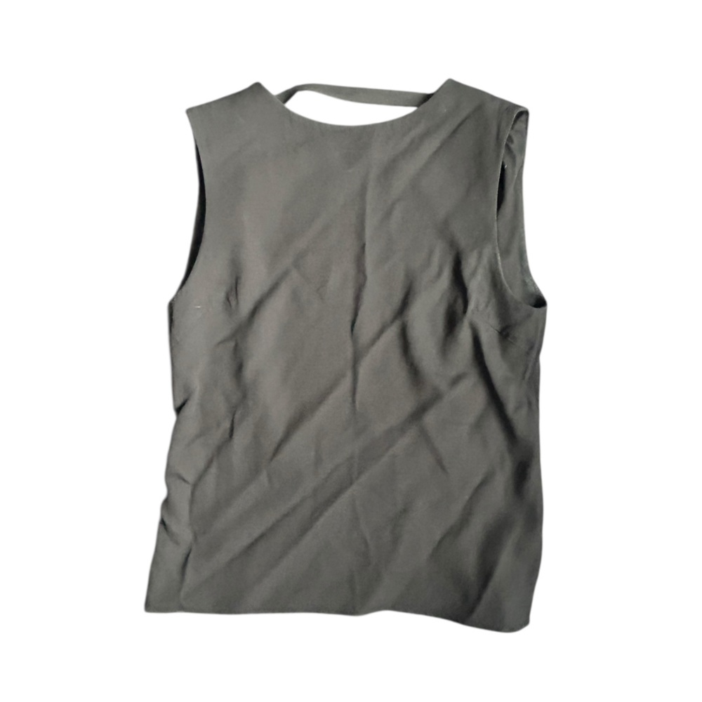 Helmut Lang Black Open‎ Back Sleeveless Top